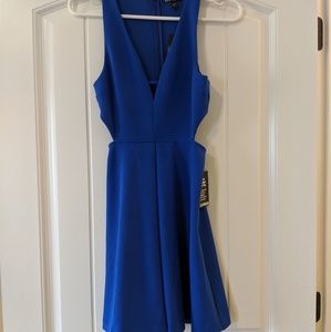 Size 0, blue, Express, cocktail dress